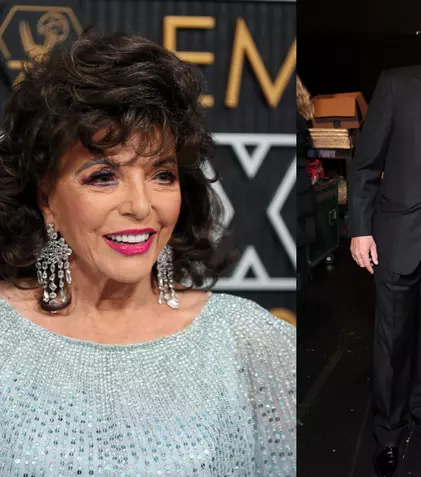 Joan Collins a făcut furori la Gala Premiilor Emmy 2024. Actrița de 90 de ani a strălucit din cap până în picioare