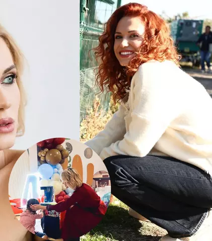 Michaela Prosan, imagini rare de la aniversarea fiului! Vedeta i-a dezvăluit numele după 4 ani