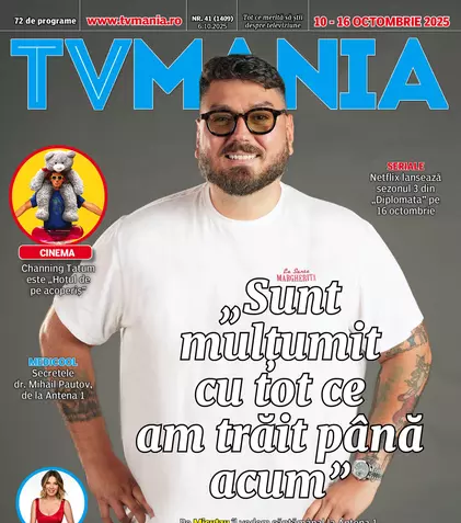 Noul TVMania (nr. 41/2025): 72 de programe TV pentru 10–16 octombrie și Micutzu pe copertă