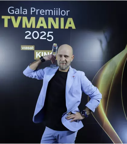 Cosmin Seleși, premiat la Gala TVMania 2025: „Este o onoare! Mulțumesc echipei mele fantastice”