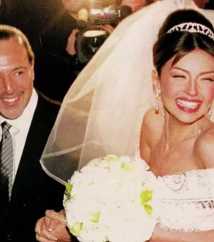 Thalía, mesaj emoționant la 25 de ani de căsnicie: „Ești marea iubire a vieții mele” – Imagini de la nunta cu Tommy Mottola