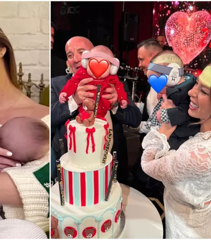 Roxana Nemeș și-a botezat gemenii, pe Ania și Zain. „Exact ca într-o poveste!”. Detalii de la petrecerea spectaculoasă