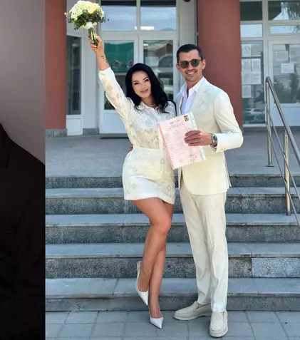 Deea Maxer s-a căsătorit cu Constantin Cataramă. Primele imagini de la ceremonie. Ce rochie de mireasă a ales