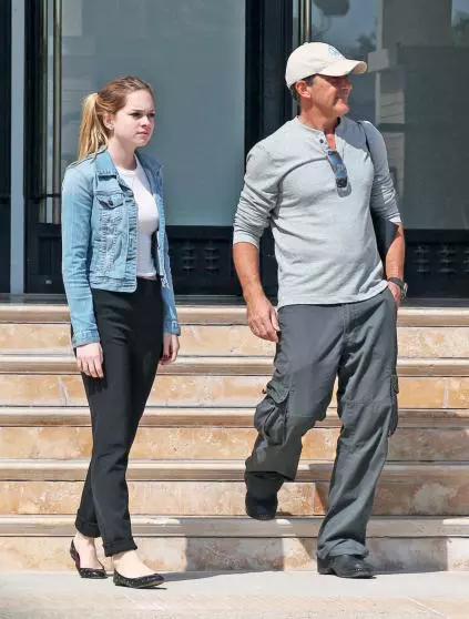 Antonio Banderas (55) & Stella (18)