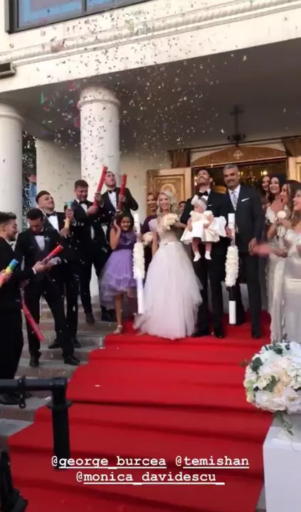 Imagini de la nunta Andreei Bălan