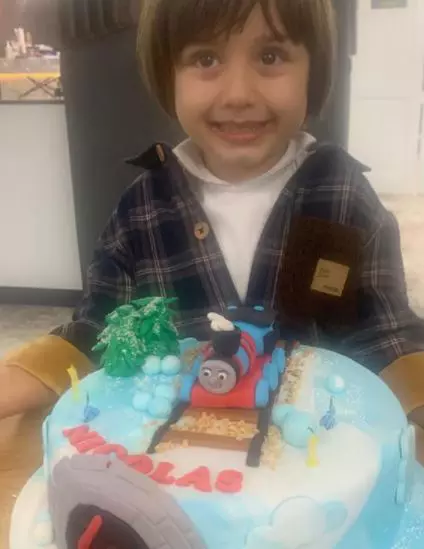 Claudia-Pătrășcanu-și-Gabi-Bădălău-împreună-la-ziua-fiului-lor-1