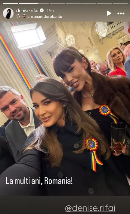 denise rifai la receptia zilei nationale