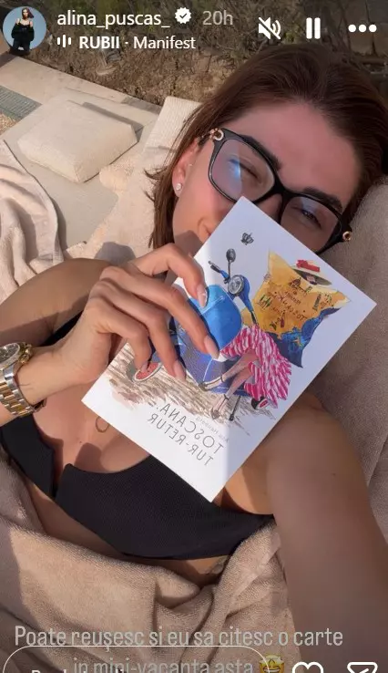 Alina Pușcaș în vacanță