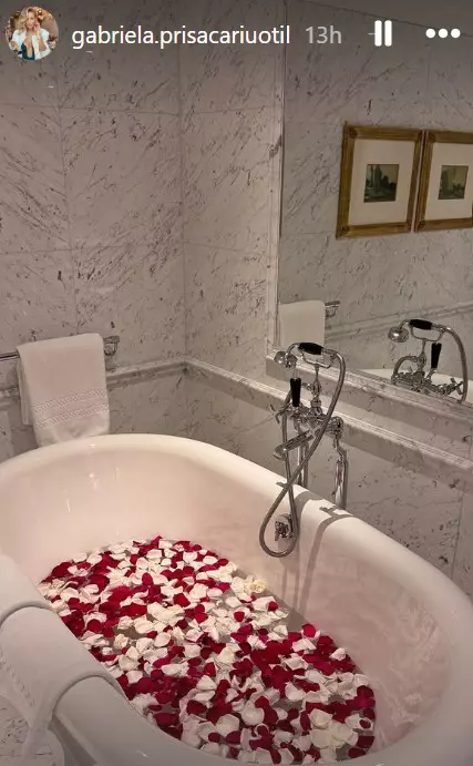 Gabriela Prisăcariu în vacanță