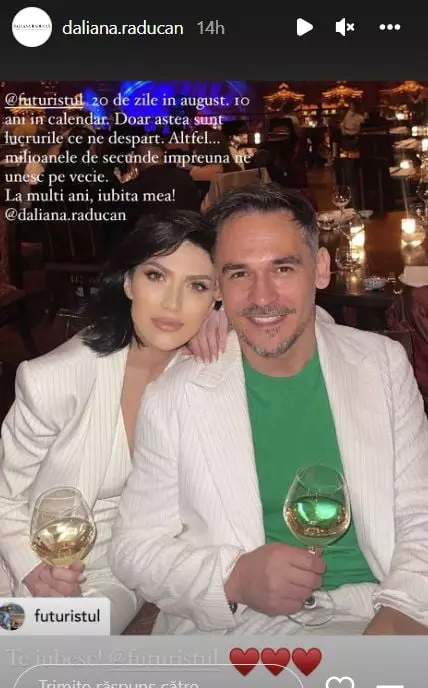 Răzvan Simion, mesaj romantic de ziua iubitei lui. Cum a reacționat Daliana Răducan. „Ne unesc pe vecie”