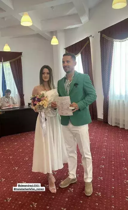 Ștefan Manolache s-a însurat