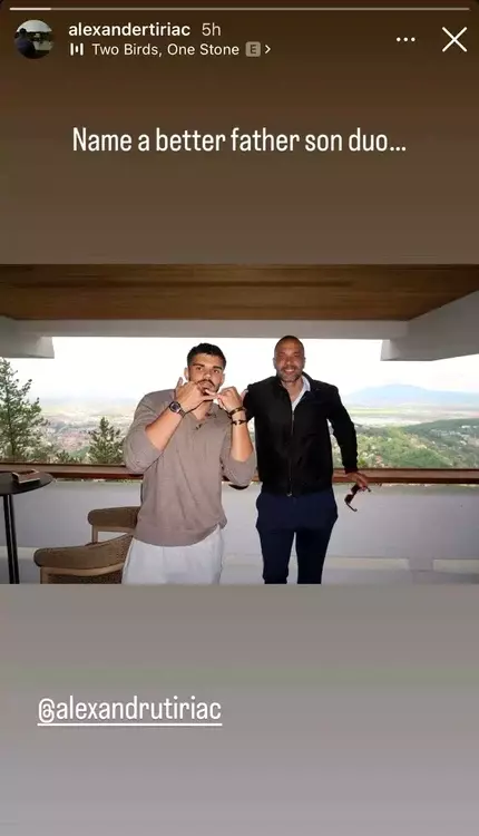 Alexandru Tiriac si tatal lui
