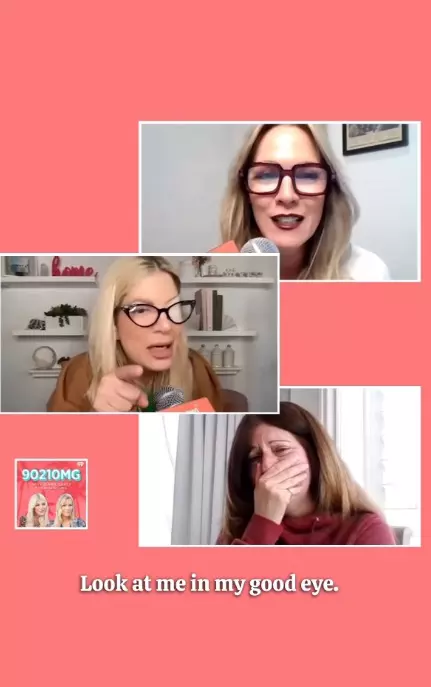Tori Spelling, pe punctul de a-și pierde un ochi din cauza lentilelor de contact. Actrița și-a speriat  fanii cu ultima apariție publică