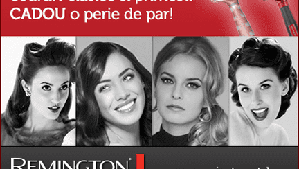 Primești o perie de păr Remington cadou și înveți cum se realizează coafurile clasice!