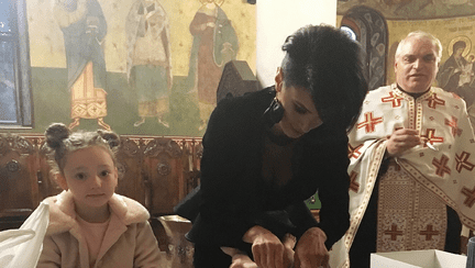 Adelina Pestritu este din nou nasa de botez