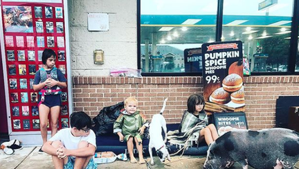 Povestea unei familii neobisnuite, salvate din Uraganul Harvey