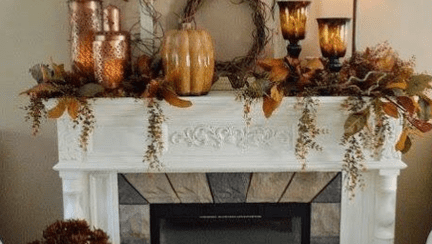 (P) Activitati la inceput de toamna – noi decoratiuni pentru semineu si pregatiri pentru un nou an scolar