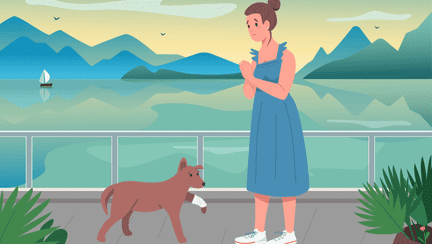 Cățelușul șchiop, de Elena Farago - Poezii cu învățături pentru copii