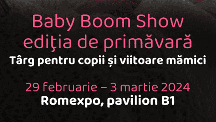 Baby Boom Show 2024: mega reduceri la cele mai căutate produse pentru copii, lansări în premieră, tombole şi ateliere creative
