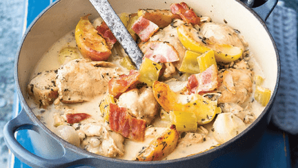 Carne de porc cu cidru