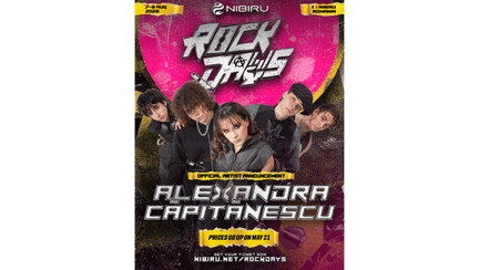 Alexandra Căpitănescu, direct de pe scena Eurovision pe scena ROCK DAYS la NIBIRU