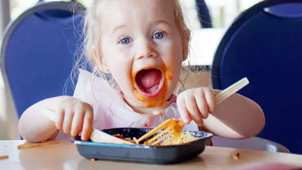 La restaurant cu copilul