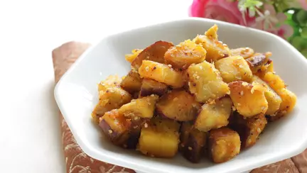 Cartofi crocanti cu susan