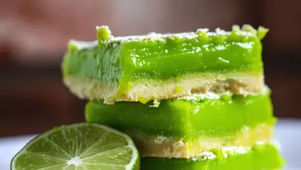 Pătrățele cremoase cu lămâie