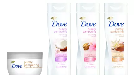 Răsfață-te cu Dove Purely Pampering