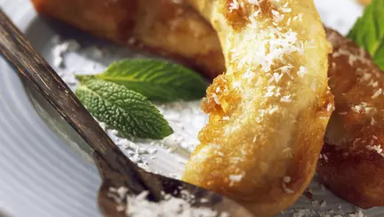 Banane prăjite cu nucă de cocos 