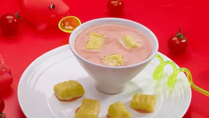 Gnocchi de cartofi cu suc de roșii (după 1 an)