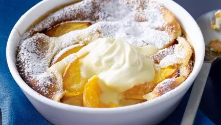 Mini-budinci cu piersici 