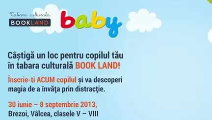 Tabăra coolturală BookLand - cel mai inteligent mod de a te distra! 