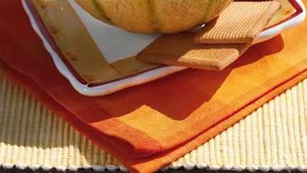 Cremă de iaurt în pepene galben (de la 18 luni)