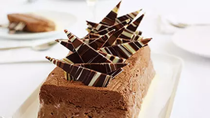 Parfe din trei tipuri de ciocolată