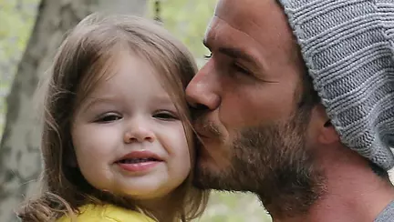 David Beckham este un tată exagerat