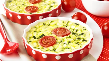 Mini-tarte cu legume (de la 12 luni)