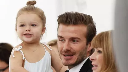Micuţa Harper Beckham, în primul rând la New York Fashion Week