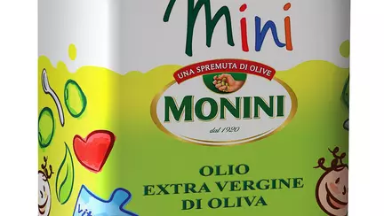 Mini Monini - ulei extra virgin BIO, special pentru copii