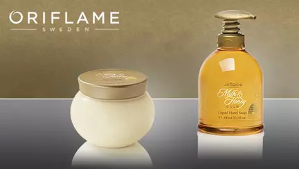 Concurs Oriflame - Câștigă unul dintre cele 10 seturi de produse Milk & Honey