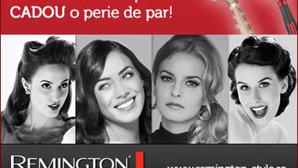 Primești o perie de păr Remington cadou și înveți cum se realizează coafurile clasice!