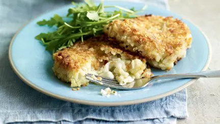 Galete de rizoto cu caşcaval