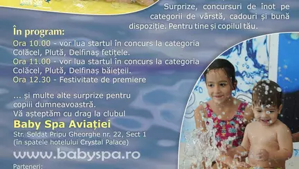 Concurs de înot la Baby Spa