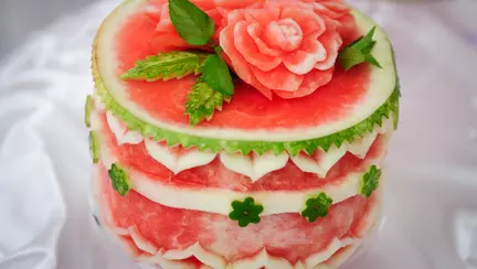 Cele mai cool sculpturi din pepene