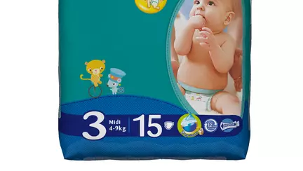 S-a lansat noul scutec Pampers Active Baby Dry