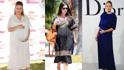 Burtici cu stil - ce poartă vedetele însărcinate