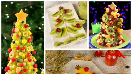 Gustări din fructe, pentru mesele de Sărbători