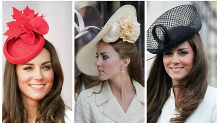 Kate Middleton - cele mai frumoase pălării