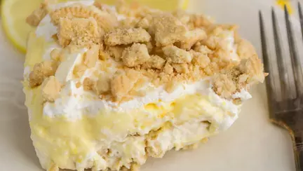 Prăjitură cu lămâie, fără coacere