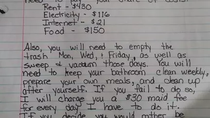 Scrisoarea prin care o mamă îi dă ultimatum fiului ei a ajuns virală